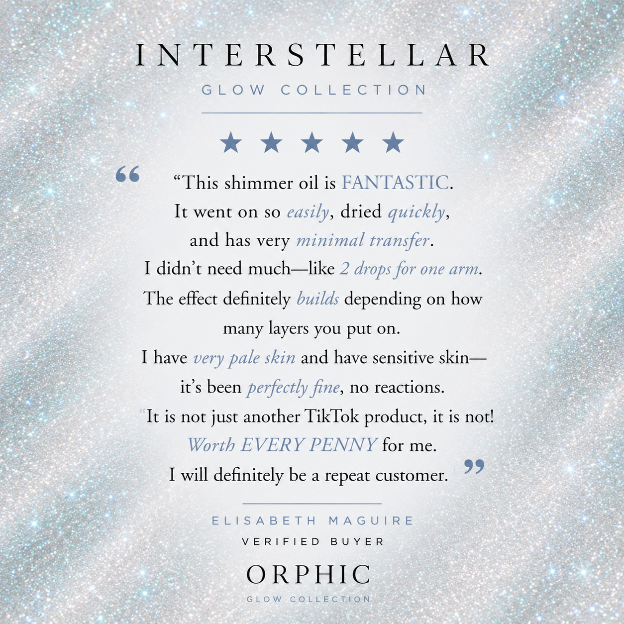 Orphic On-The-Go Shimmer Dry Oil